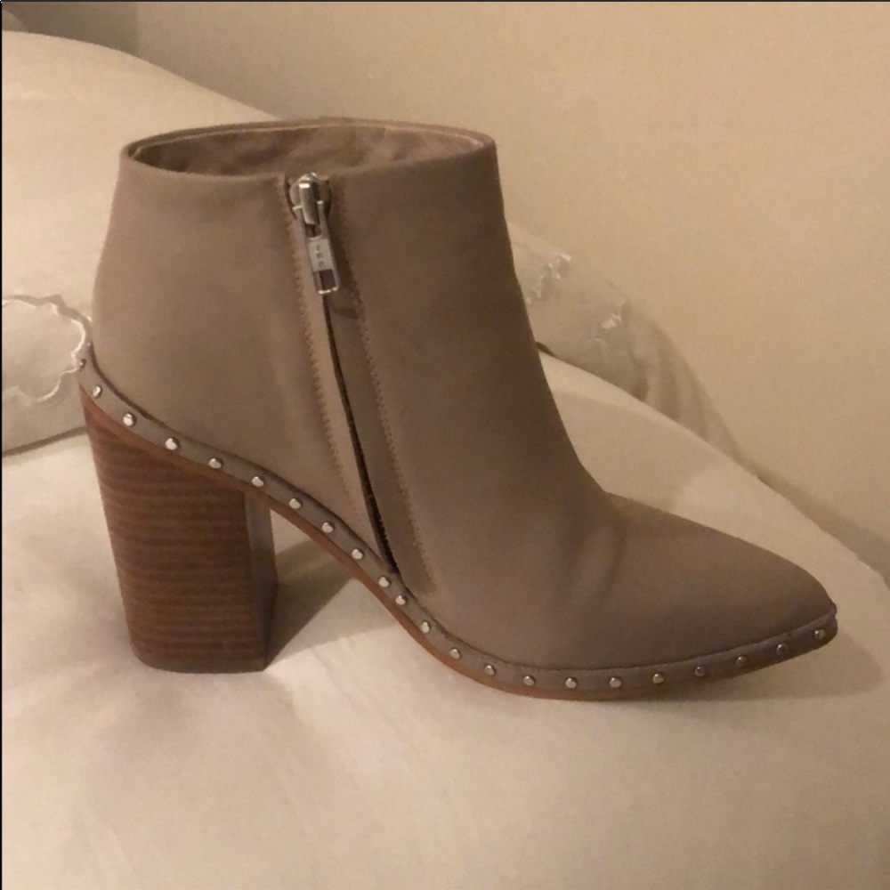 Sol Sana Pointed Toe Bootie in Tan